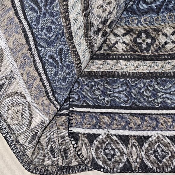 Vintage Tapestry Mini Skirt Size 9 Southwestern Aztec Style Geometric Chic - Picture 3 of 10